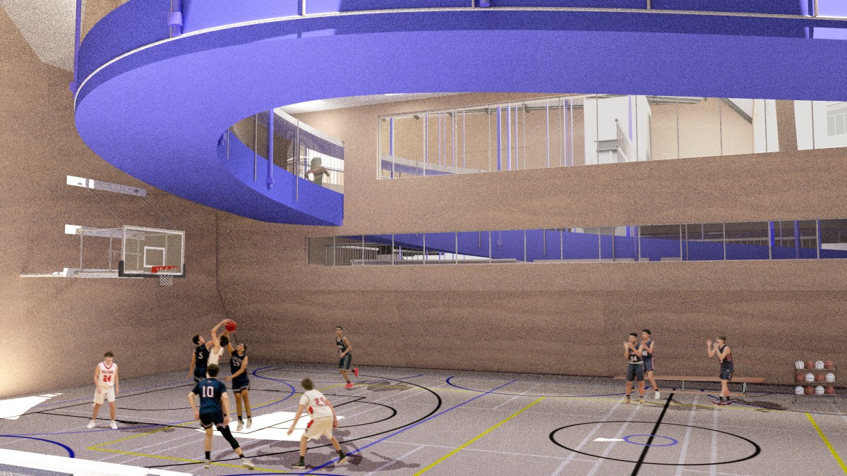 Interior Visualisation of the Multi-use Sports Hall
